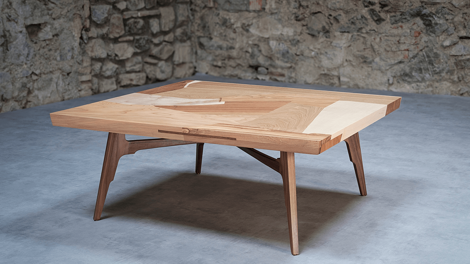 Square coffee table